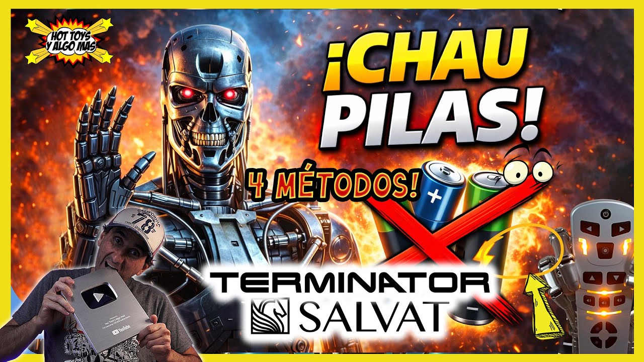 ⭕️ TERMINATOR SALVAT SIN PILAS!!!! 4 métodos! ⭕️ #terminator #t800