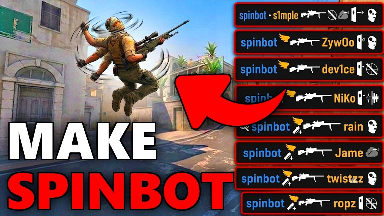 Как хакеры создают SPINBOT-чит для CS2