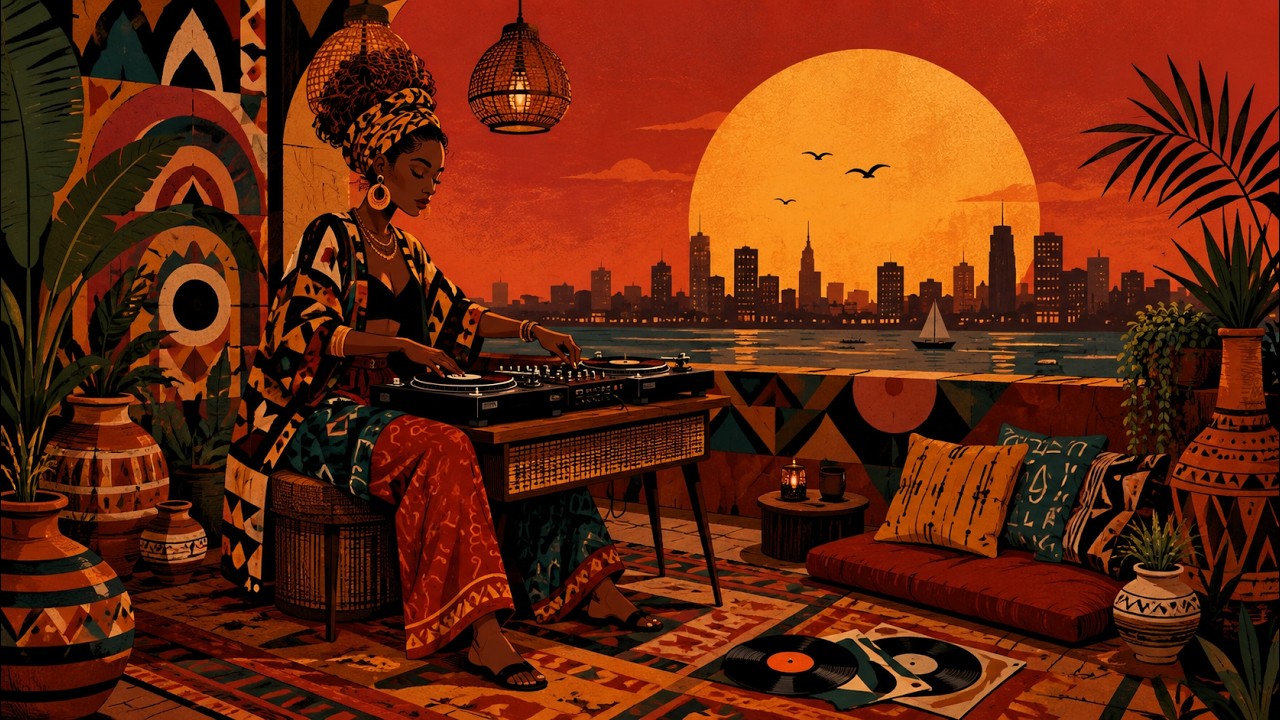 Afro House Jazz Mix &ndash; Warm Tribal Grooves | Ideal for Focus & Study