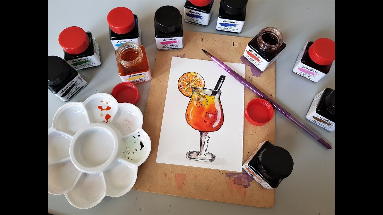 Resenha Aquarela líquida Aqualine