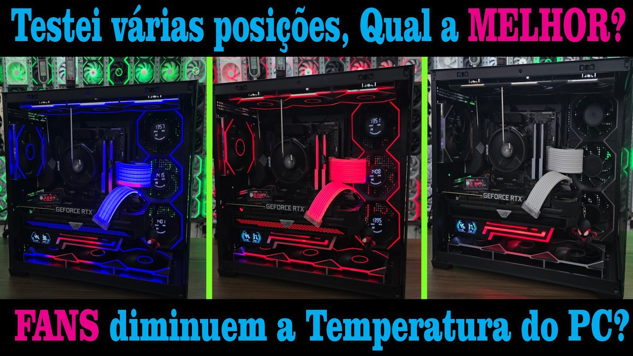 CERTO vs ERRADO: Como Instalar FANS no PC + Teste Real