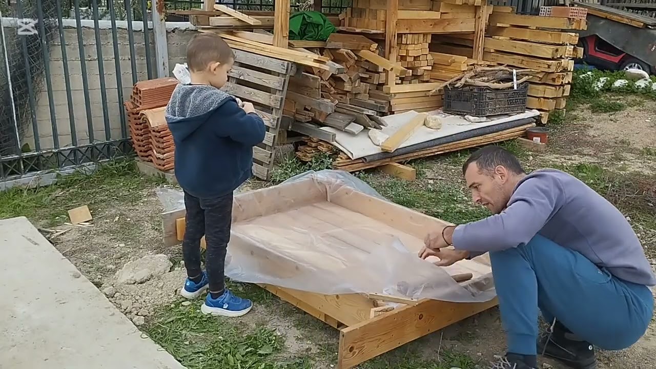 Κατασκευή ψησταριάς (πρώτο μέρος) barbecue construction 