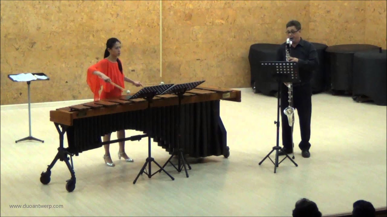 The Spanish Dream for bass clarinet and marimba, composed by Pere Sanz