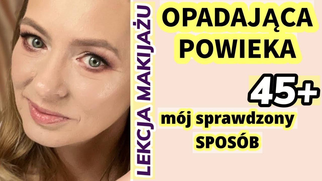 OPADAJĄCA POWIEKA ☺️Tą techniką, bez problemu sobie poradzisz //🤓Lekcja makijażu 🤓