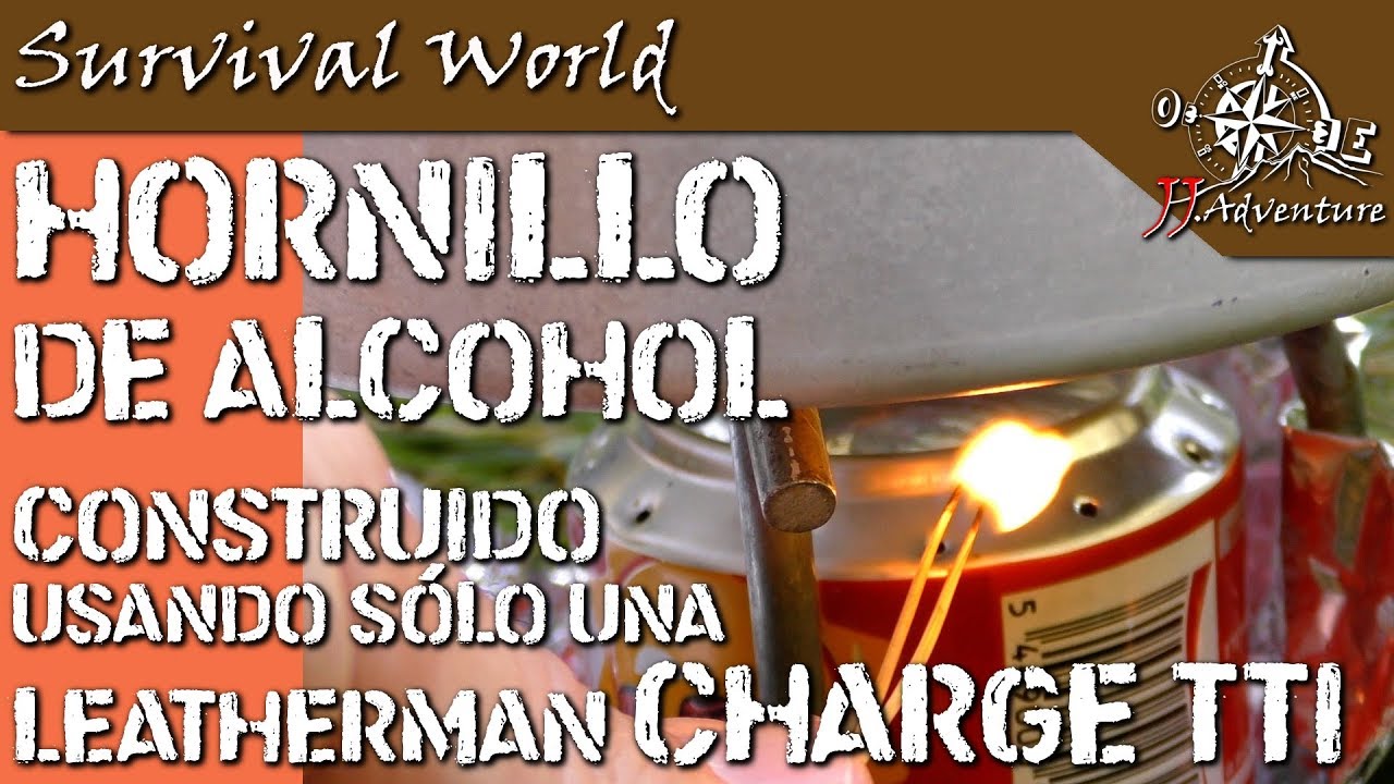 Leatherman Charge Tti - cocina de emergencia - hornillo de alcohol