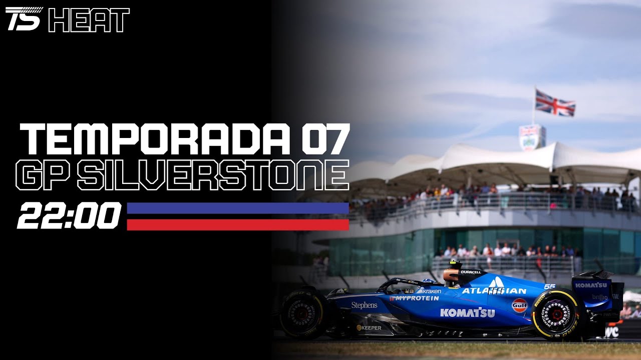 Liga Top Sprint - Temporada 7  - GRID HEAT - GP de SILVERSTONE- Narração Silvio Samer