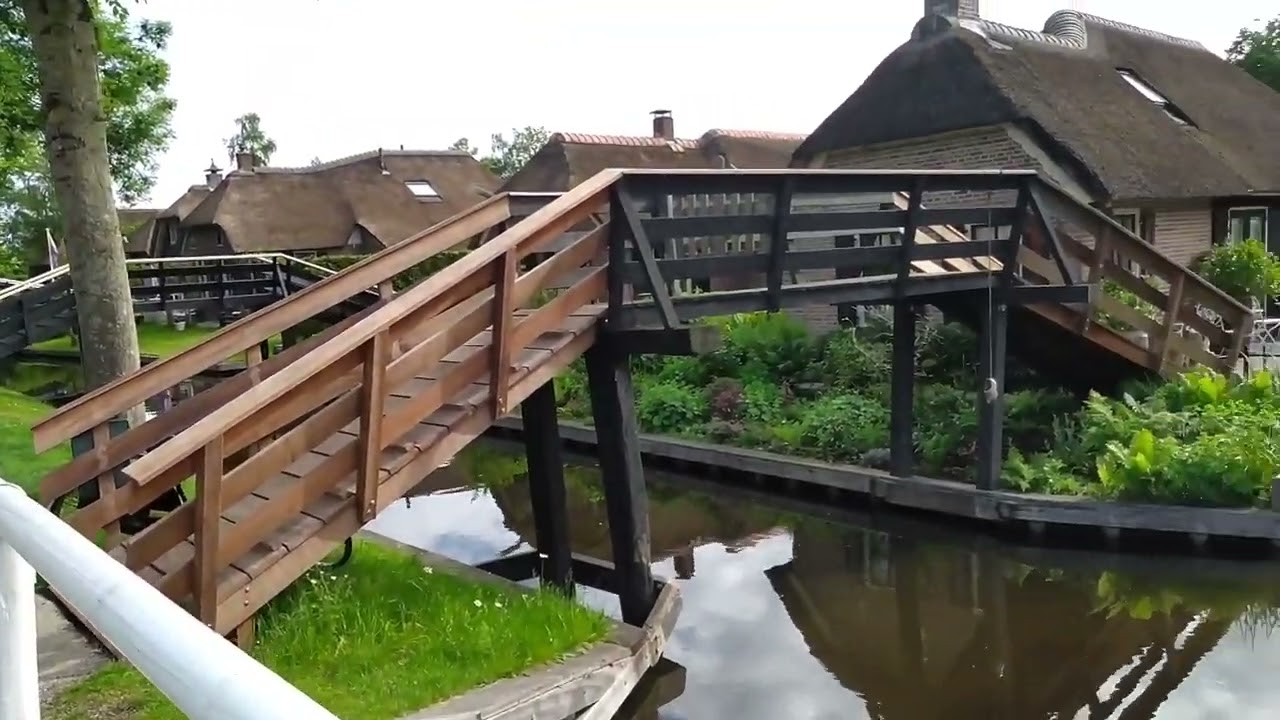 Giethoorn Holland, поездка в  Голландию.