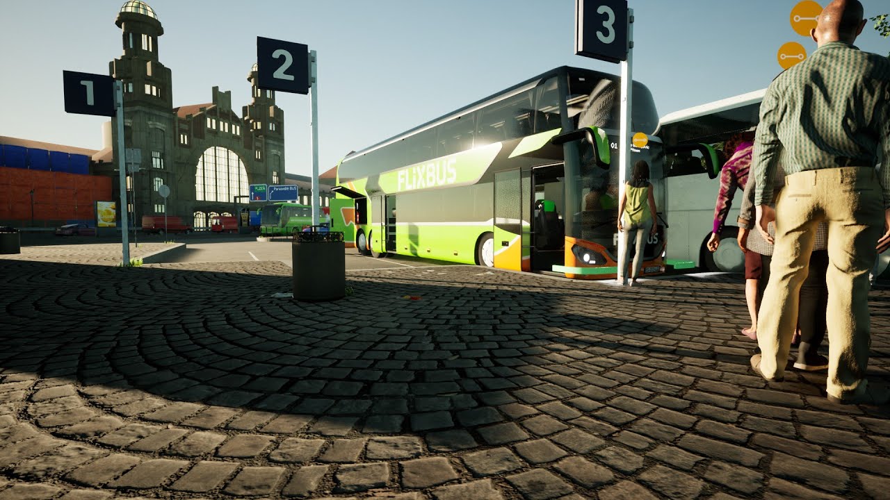 Fernbus Simulator - Trip from Prague to Česk&eacute; Budějovice(Gameplay Czech DLC)