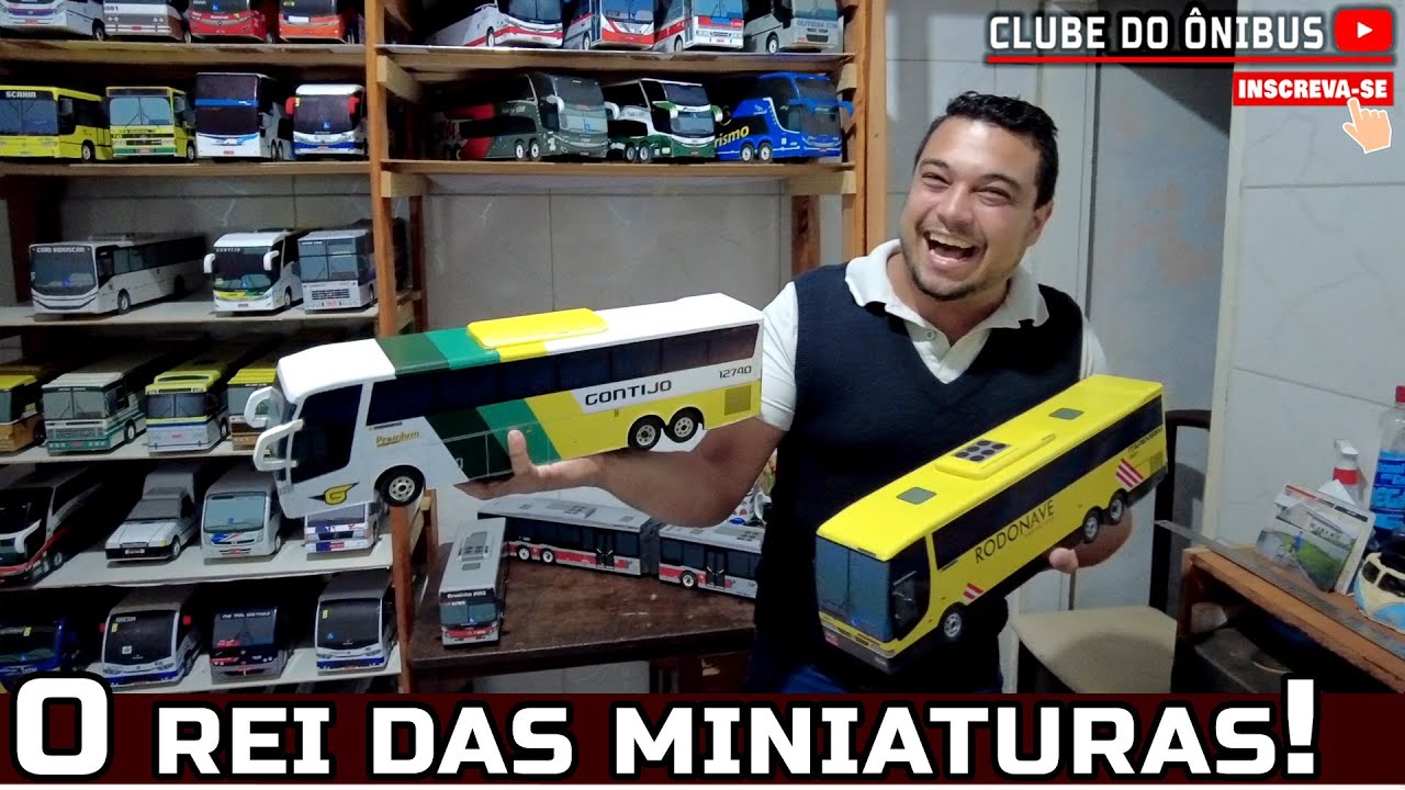 COMPRE SUA MINIATURA DE ÔNIBUS COM O REI DAS MINIATURAS | SAMBA BUS MINIATURAS PERSONALIZADAS