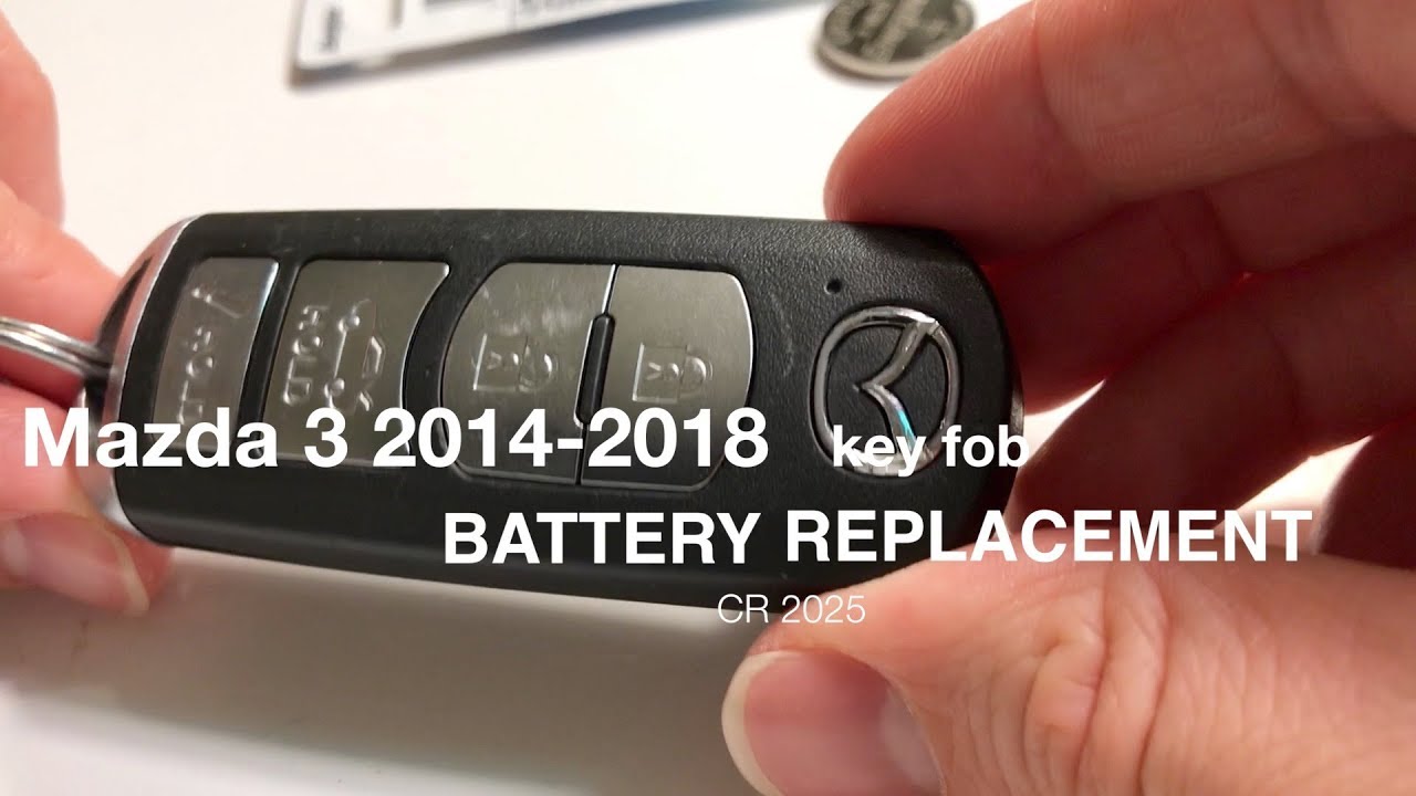 How to: Mazda 3 2014-2018 key fob battery replacement
