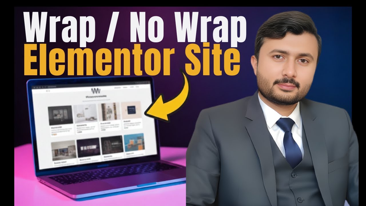 What is the difference between wrap and no wrap in Elementor Flexbox containers in WordPress website