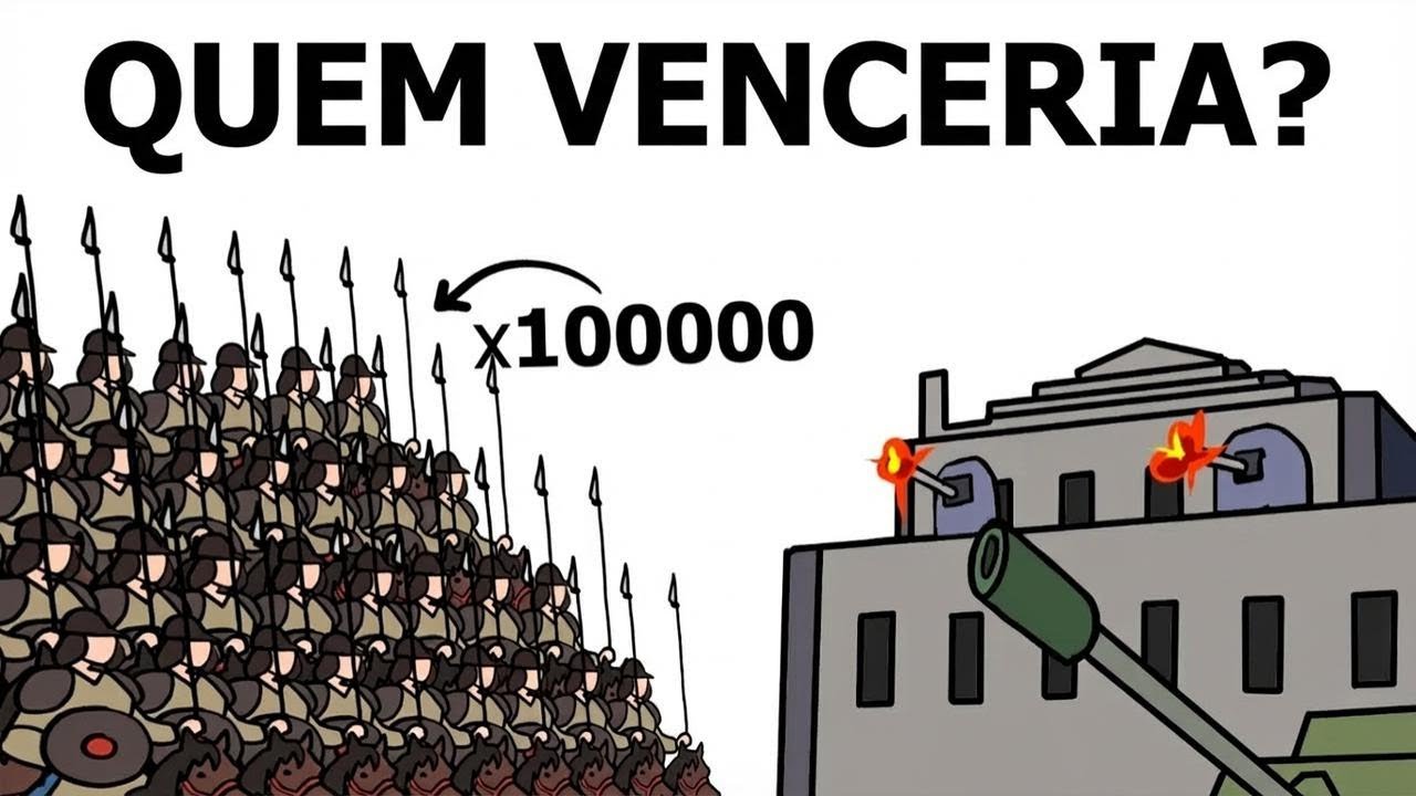 E se 100 mil cavaleiros mongóis atacassem uma base militar moderna?
