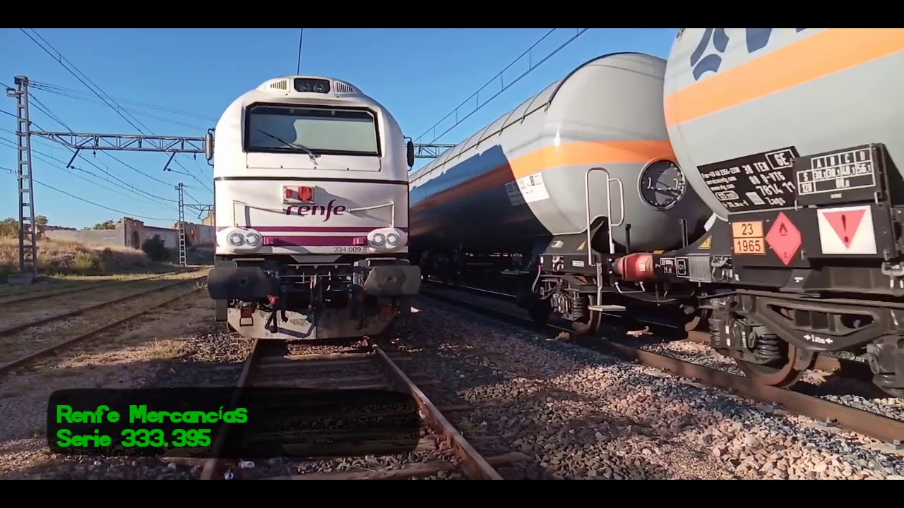 334.009 averiada en valdepeñas y trenes variados y traslados
