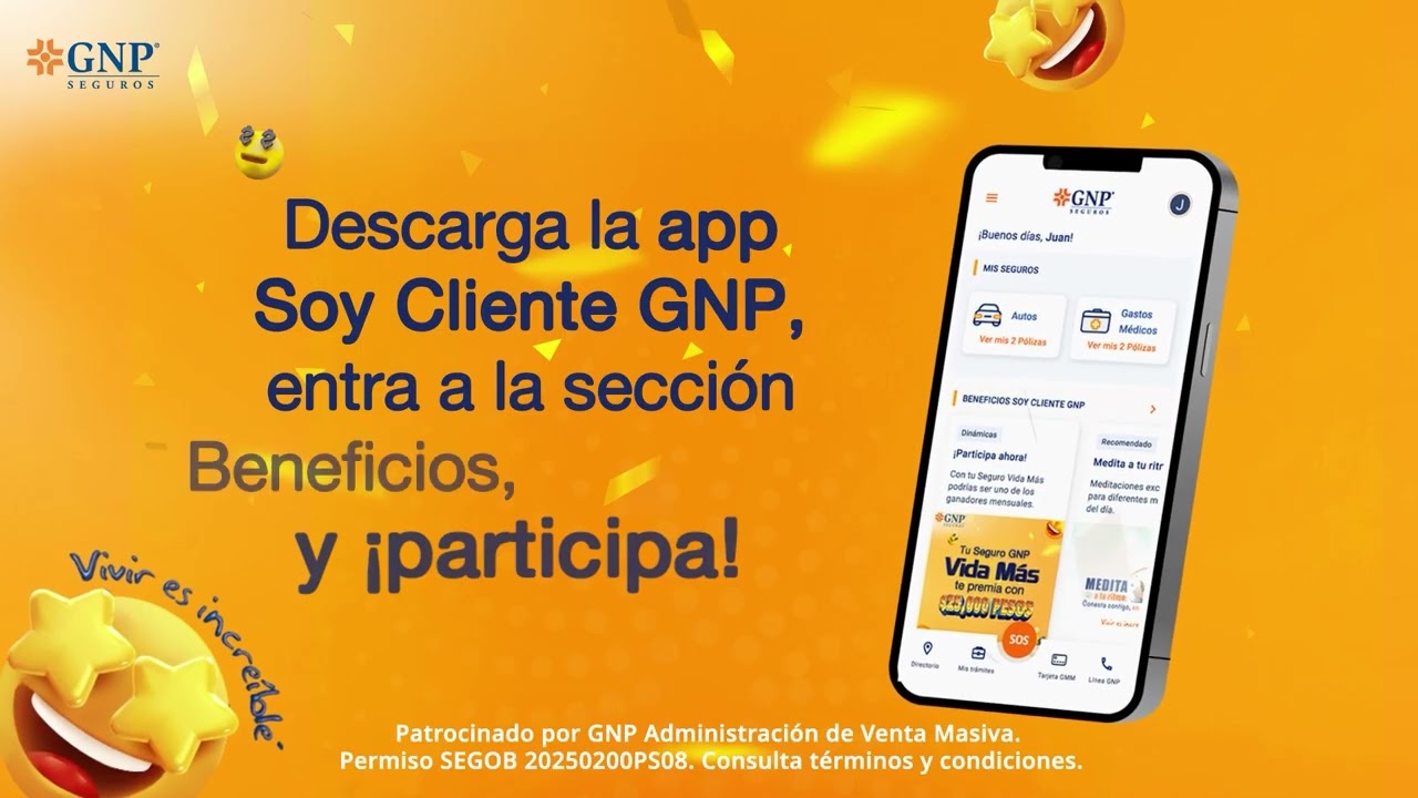 🎉 &iexcl;Tu Seguro GNP Vida M&aacute;s te premia con $25,000 pesos!