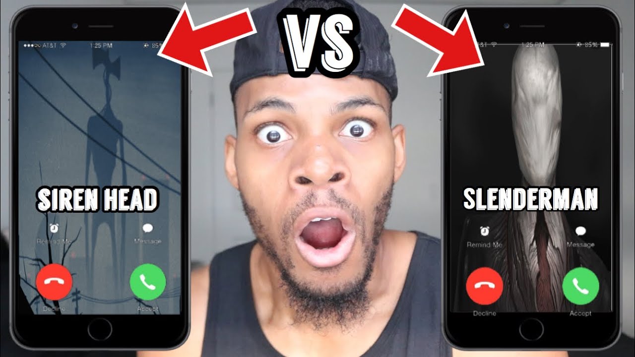 CALLING SLENDERMAN AND SIREN HEAD (ANSWERED) THEY CAME TO MY HOUSE!