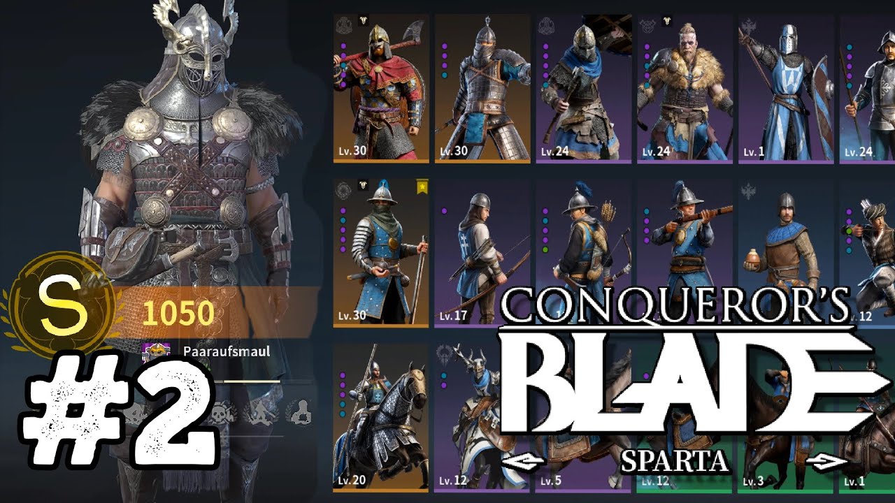 Conqueror's Blade Deutsch #2: Das sind Paaraufsmaul seine Einheiten