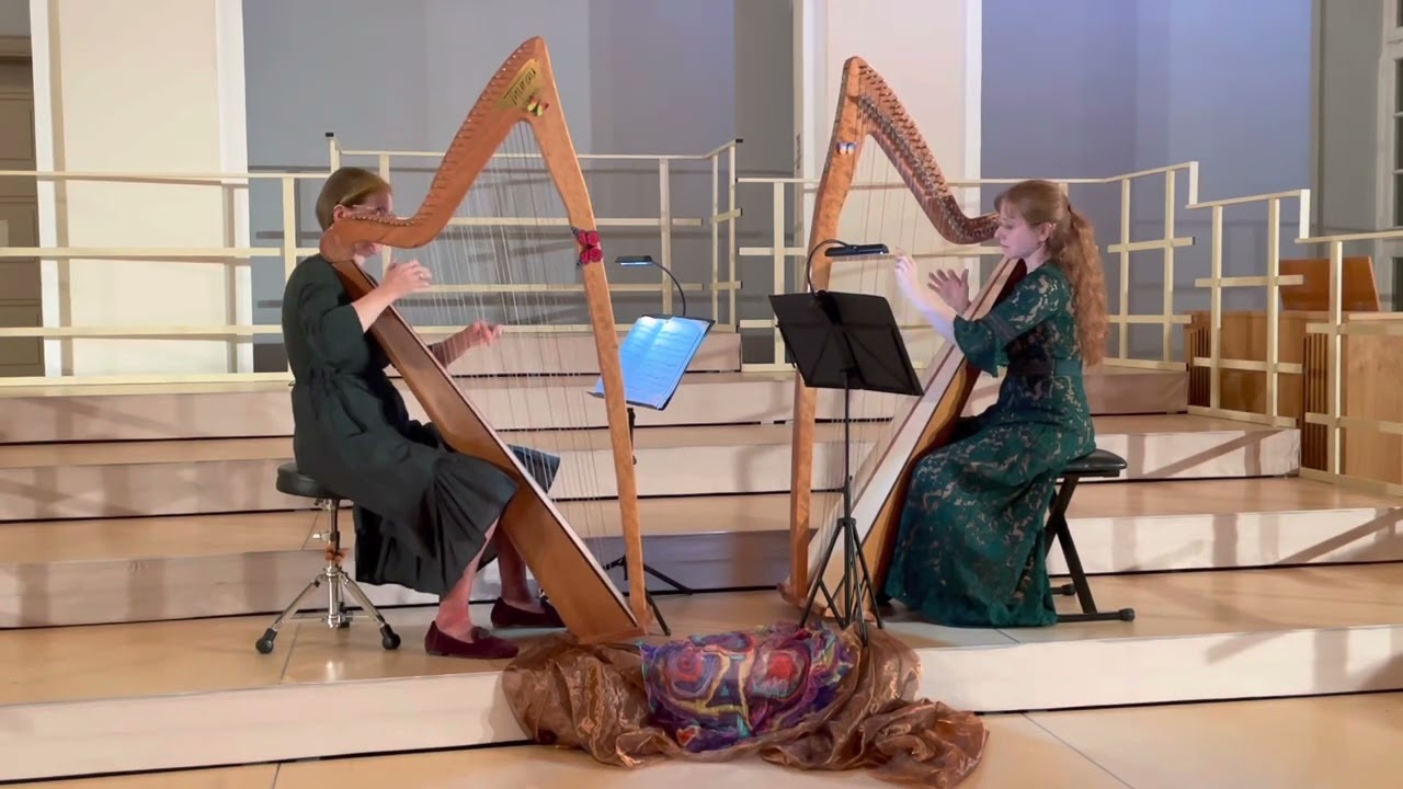 On the Water (written by Monika Stadler) - Harp Duo Mariposa