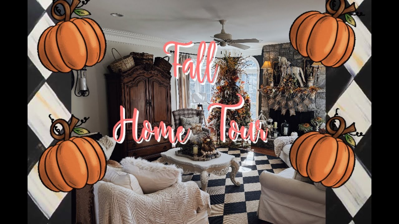 🍁 Fall Home Tour 2024 🍁 #farmhouse #falldecor #hometour #decoratewithme #frenchcountry