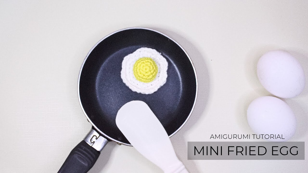 Mini Fried Eggs Amigurumi