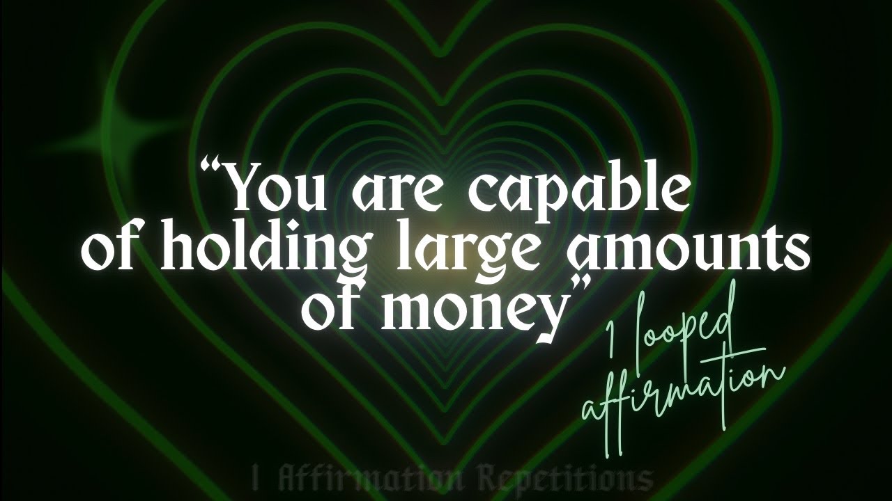 Become Capable Of Holding A Lot Of Wealth ✧ Powerful Hypnotic Mantra