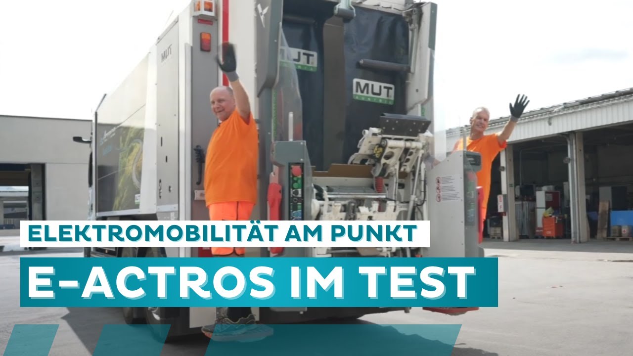 Der E-Actros im Test beim Abfallservice Salzburg🚮