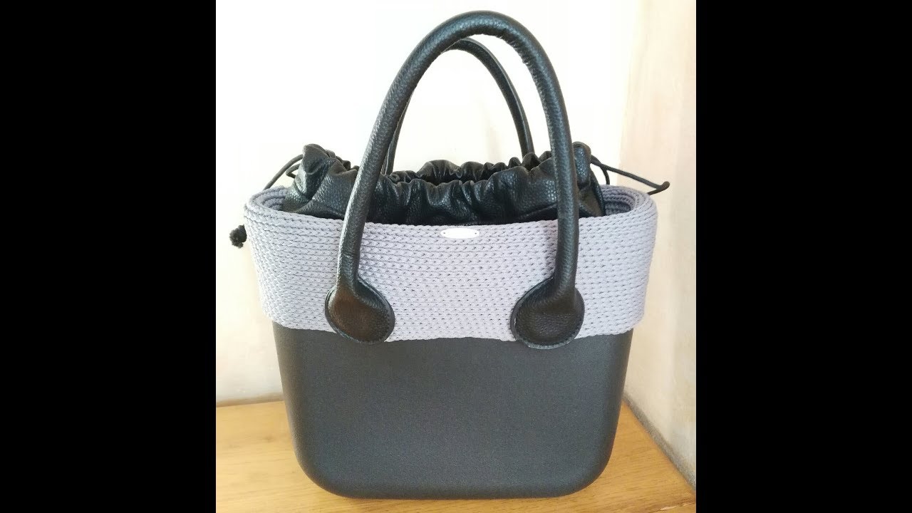 Tutorial bordo borsa O bag uncinetto, crochet O bag border