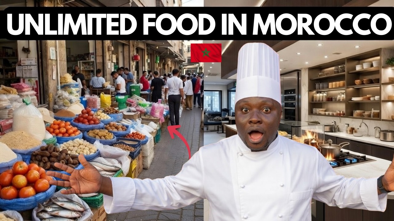 Unlimited Food in Casablanca, Morocco, Crazy