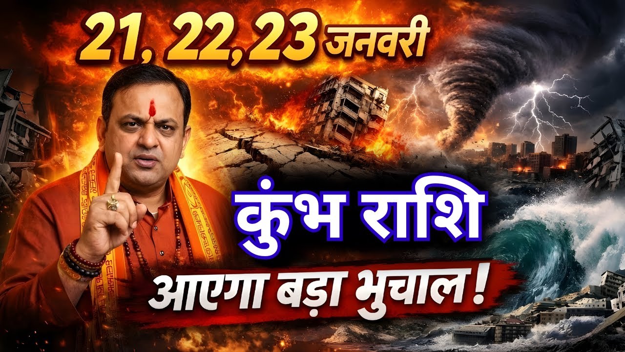 21, 22, 23 जनवरी: कुंभ राशि के जीवन में आएगा भूचाल! ये 3 दिन हिला कर रख देंगे!