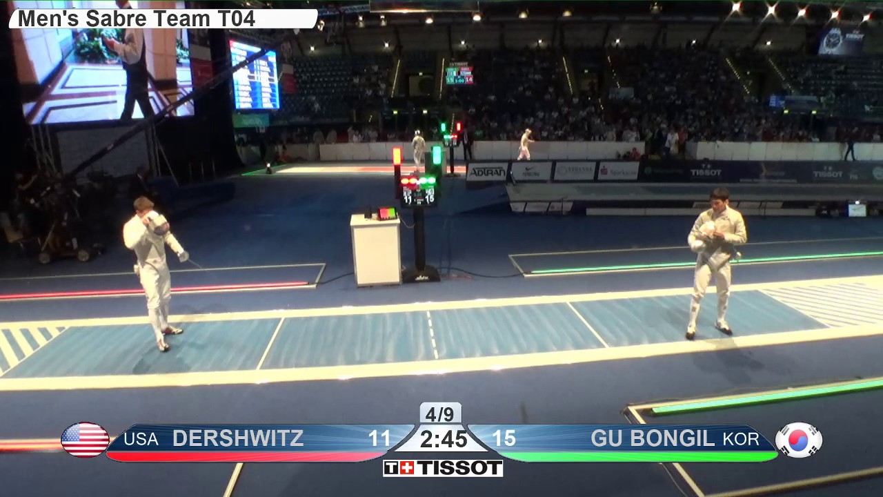 FE M S Team Leipzig GER World Championships 2017 SEMIFINAL 02 blue UNITED STATES USA vs KOREA KOR