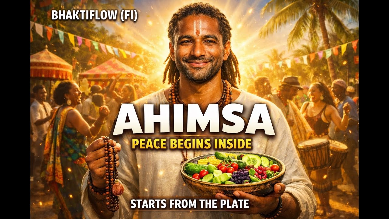 Peace Starts From The Plate — AHIMSA (No Violence) | BhaktiFlow (FI)