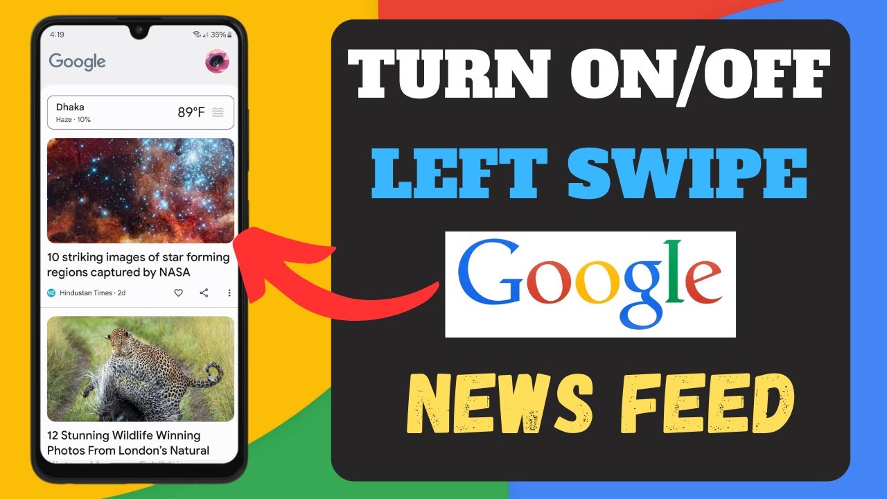 Как отключить экран виджета ленты новостей Google на любом Android-устройстве | Отключить свайп в...