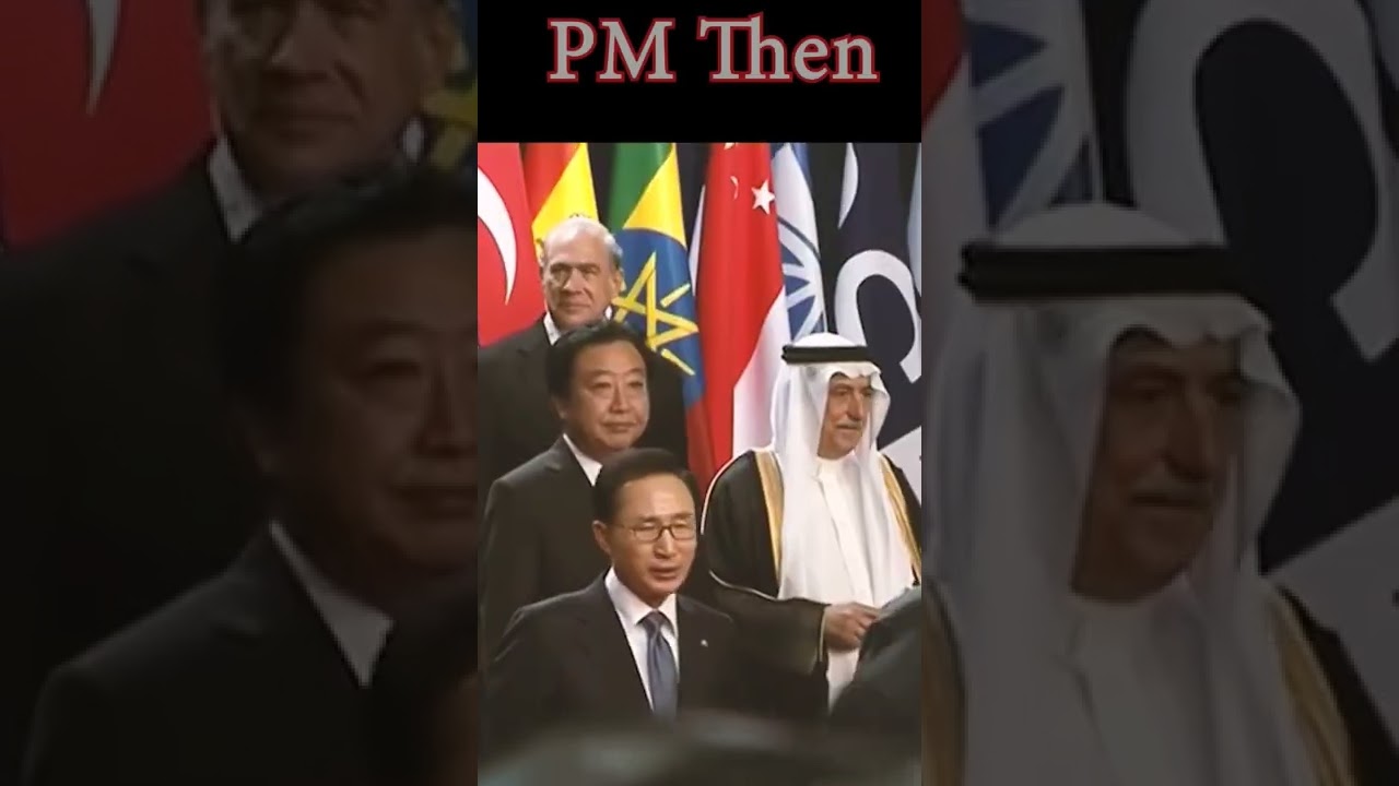 PM then vs PM now | #biden walked up to greet #modi | #shorts