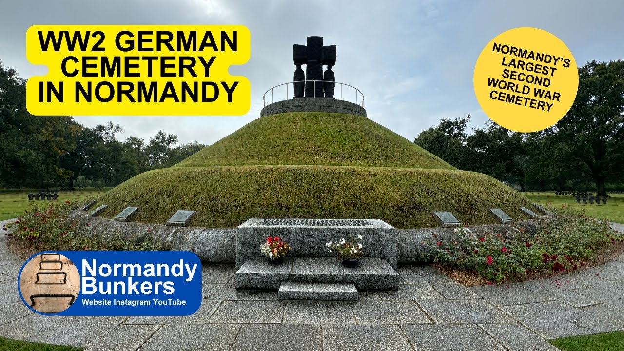 WW2 German Cemetery in Normandy