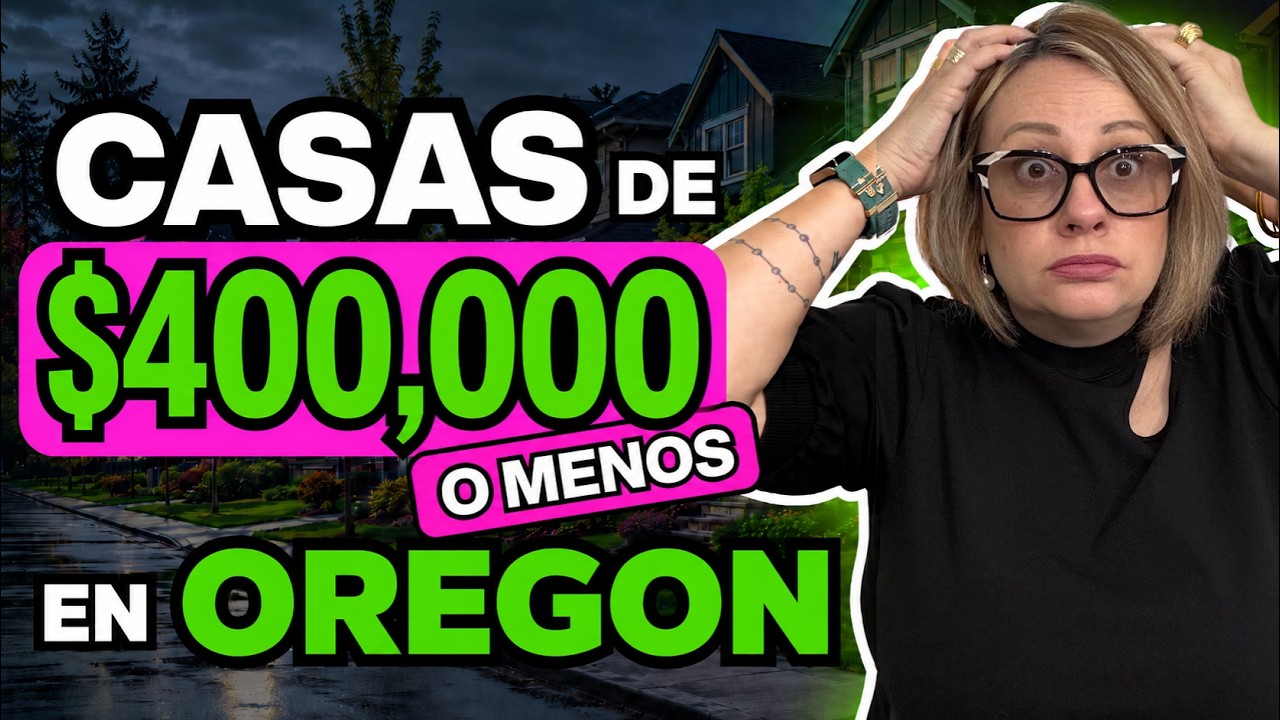 Casas en Oregon bajo $400,000 🏡 Tour con mapa Beaverton, Salem, Gresham y Vancouver”