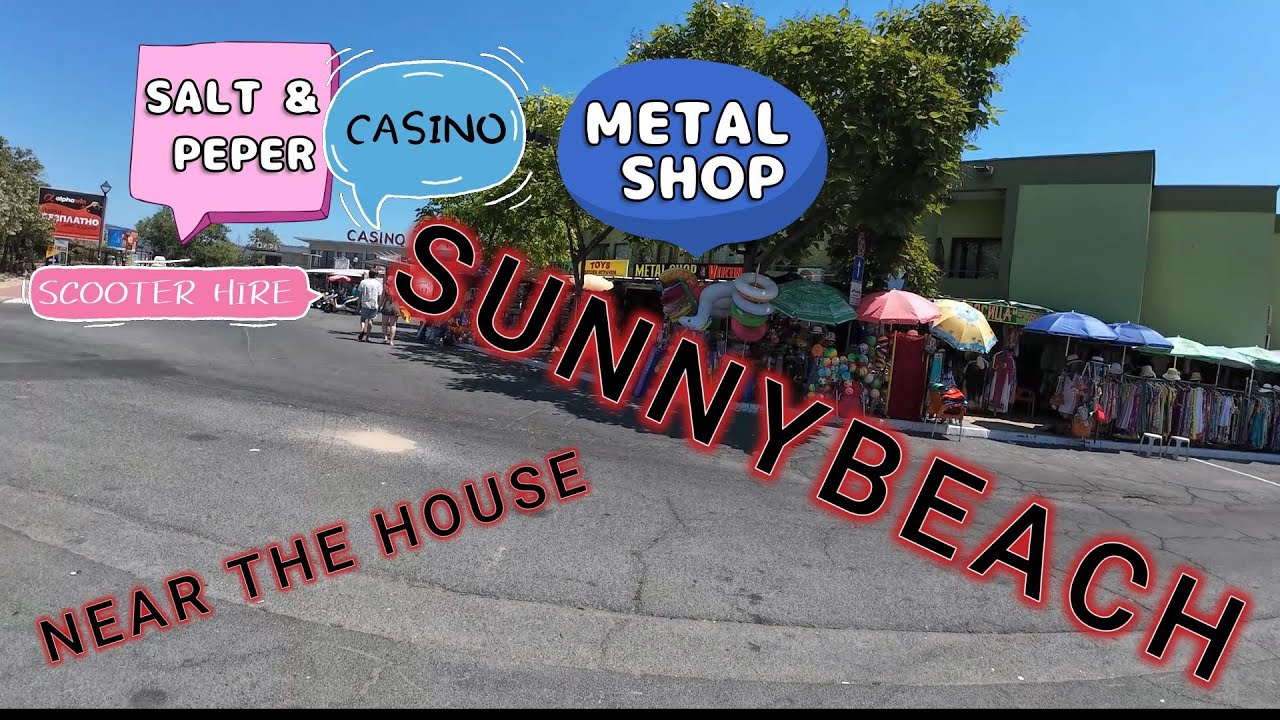 RESTAURANT & SCOOTER HIRE         SUNNYBEACH   BULGARIA
