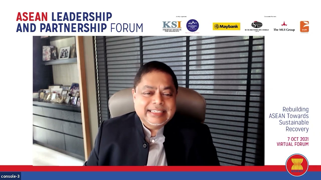 Vijay Eswaran l ASEAN Leadership Forum l Responsible & Sustainable Business Leadership