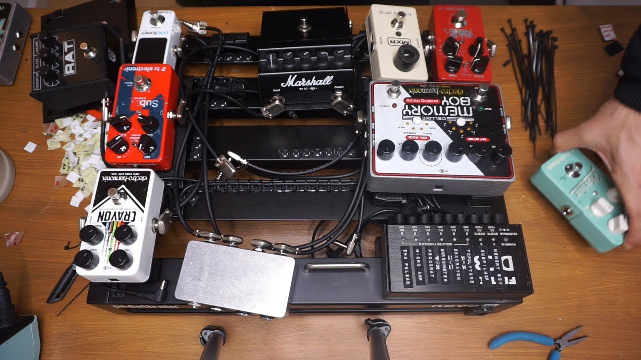 Pedalboard Build  |  Evan a.k.a 