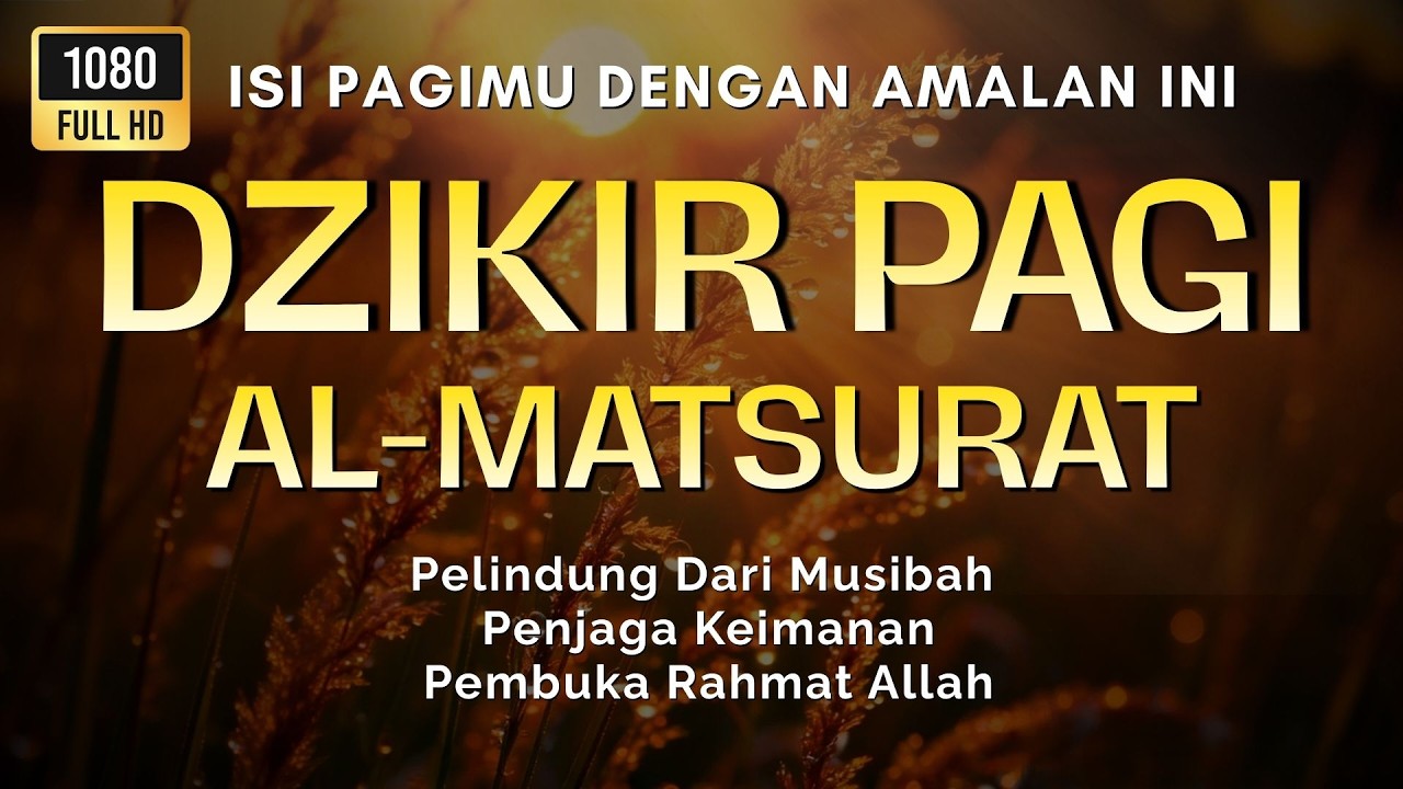 Dzikir Al-Ma’tsurat Lengkap (Pagi & Petang) 🕌 Full 1 Jam Non Stop