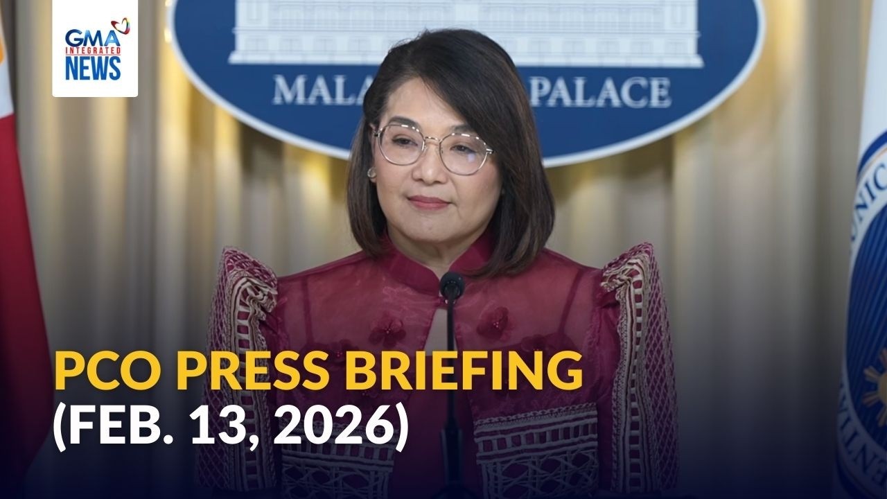 PCO press briefing (Feb. 13, 2026) | GMA Integrated News