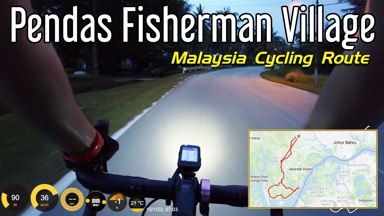 60km Pendas Fisherman Village - Malaysia Cycling Route