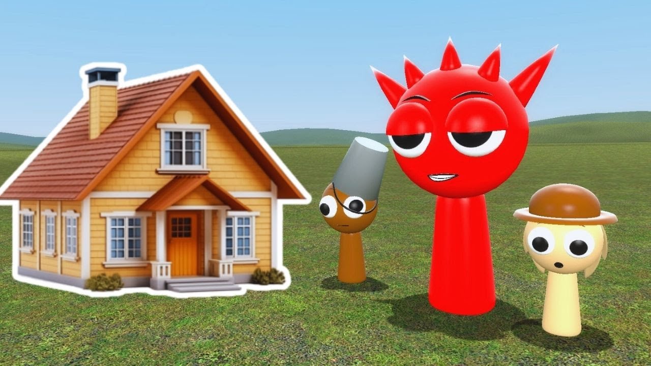 SPRUNKİ VS EVLER BAKALIM KİM YENİCEK GARRY'S MOD