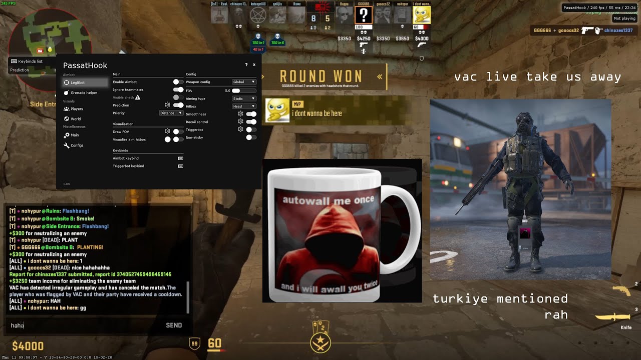 Baiting bad cheaters into VAC Live misery | feat. PassatHook