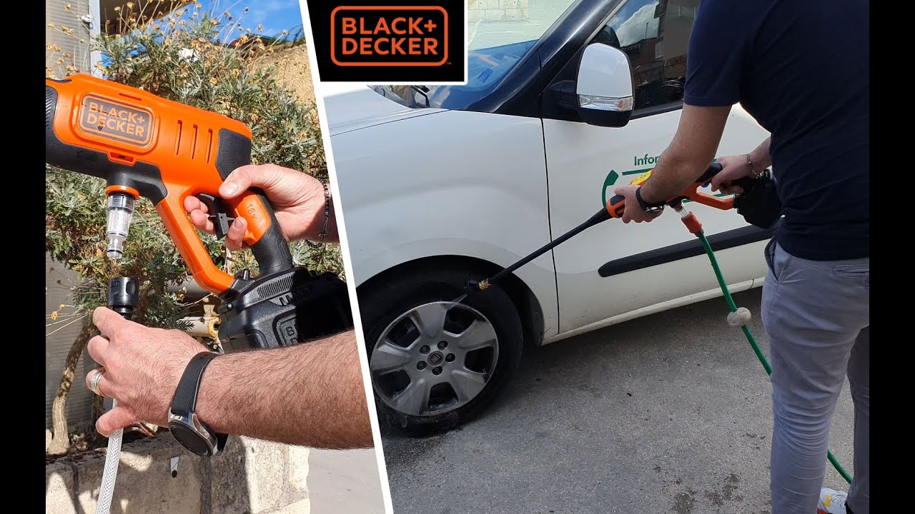 Unboxing e Test Idropulitrice Portatile a Batteria 18V 2Ah Black & Decker