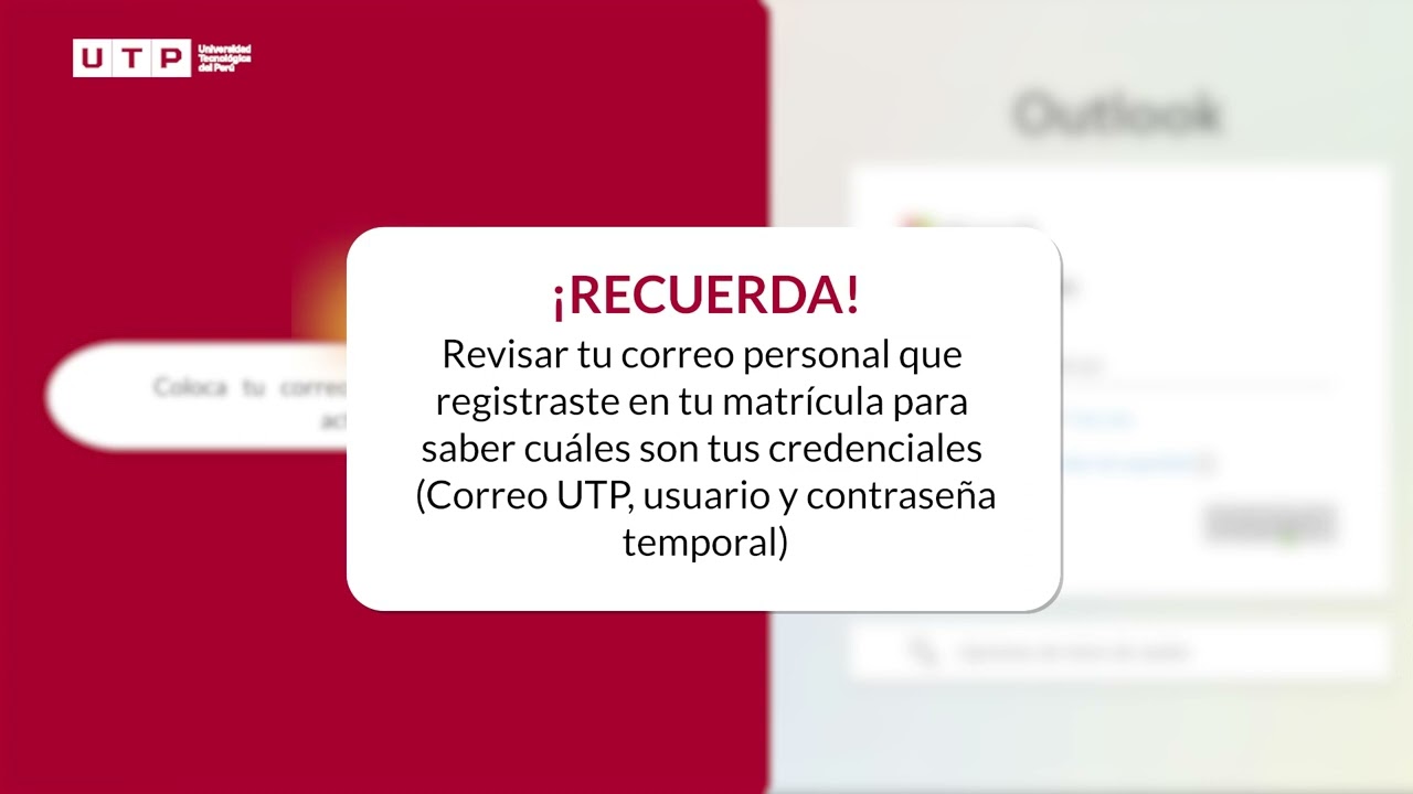 ¿Cómo ingresar a tu correo UTP?