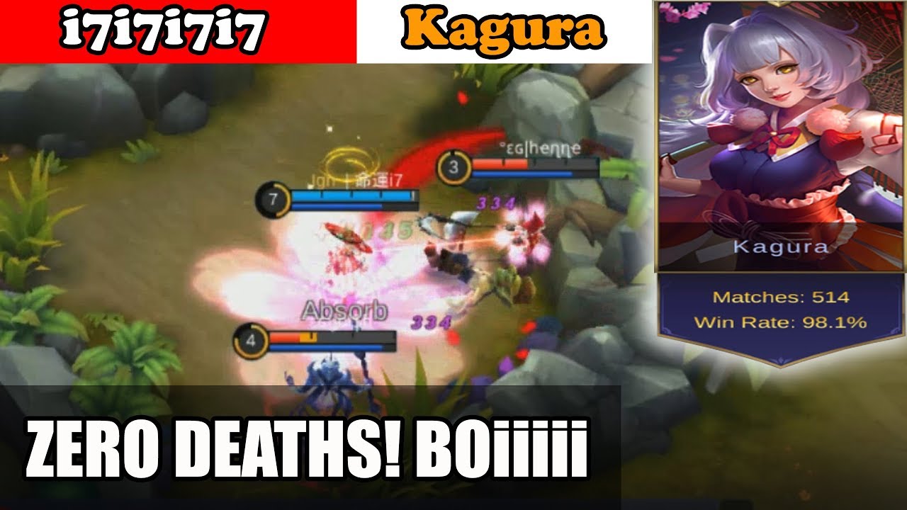 Zero Deaths! Boiiiii (Top 2 Global Kagura) Mobile Legends Gameplay