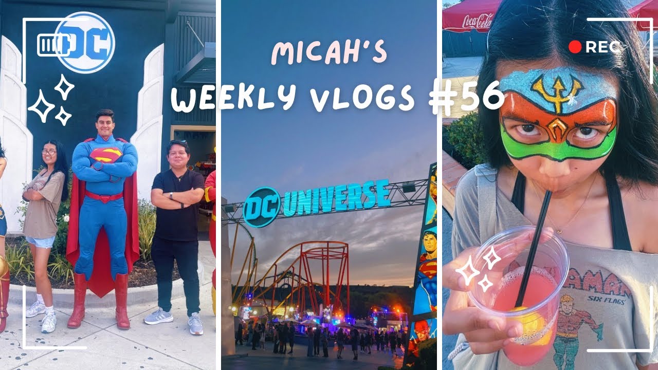 Come with us to SIX FLAGS MAGIC MOUNTAIN HEROS & VILLIANS FEST 2025!! | Weekly Vlog #56