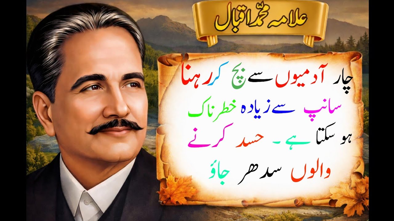 Beware of These 4 People | More Dangerous Than a Snake | Allama Iqbal Wisdom #trending #a_to_z 