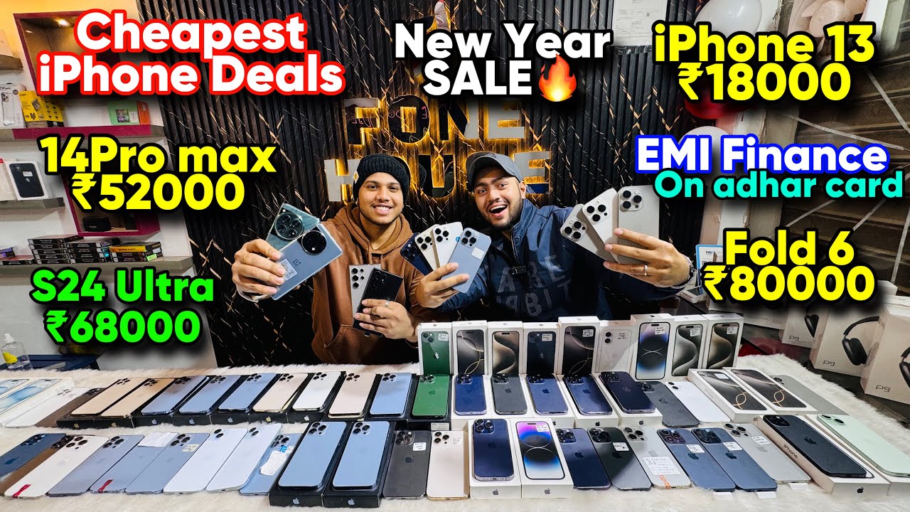 Biggest iPhone Sale Ever 🔥| Cheapest iPhone Market | Second Hand Mobile | iPhone 15 Pro iPhone 16