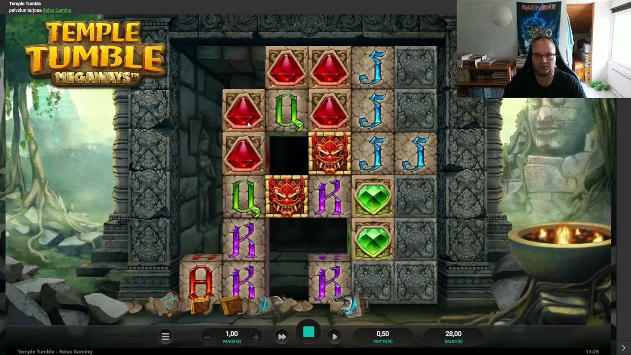 Temple tumble: 100€ tai ei mitään haaste