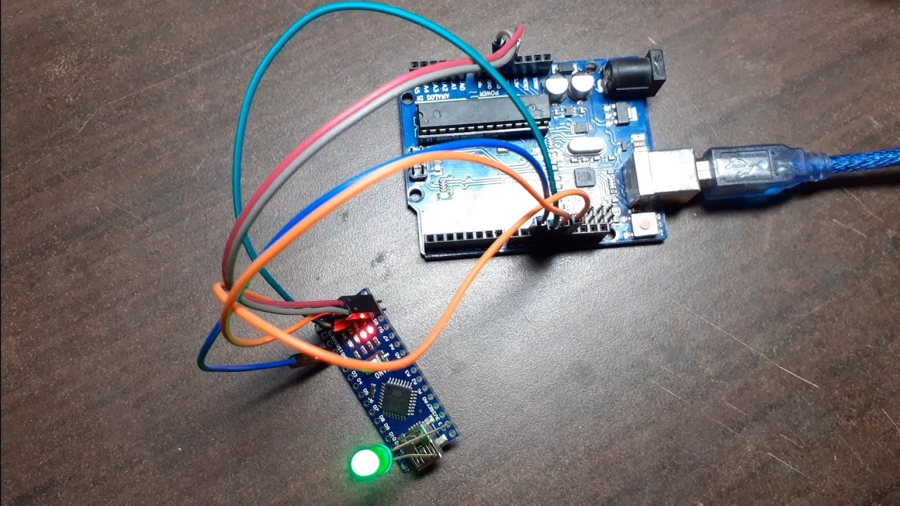#32 How to program arduino NANO using arduino UNO? | PR ROBOTICS